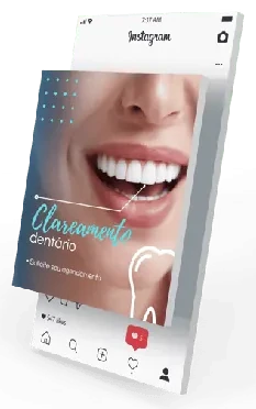 Anúncio de clareamento no Instagram